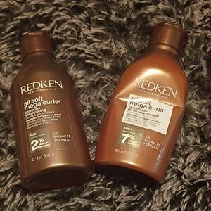 Redken All Soft Mega Curls Hair Care Set - Brown